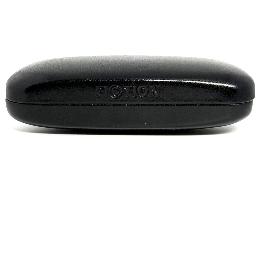 FICTION eyeglasses black green inside‎ cloth cases